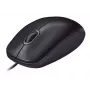 Rato ótico de escritório com fio Logitech M90 — 1000 DPI, para ambas as mãos, USB Type-A, preto