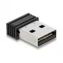 DeLOCK dongle USB leitor de códigos de barras sem fios 2,4 GHz preto USB A