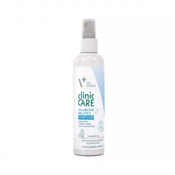 Amaciador VETEXPERT Clinic Care Balance 150 ml — amaciador veterinário para pelo de cães e gatos, 150 ml