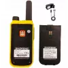 Rádio portátil Baofeng BF-T17 — walkie-talkie para crianças, 16 canais, 5 W, 400–470 MHz, bateria 1500 mAh, amarelo