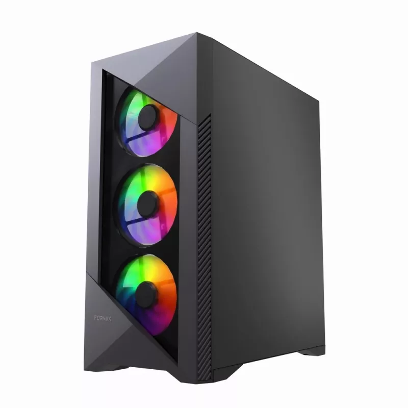 Caixa gaming Gembird CCC-FC-900ARGB Fornax 900, ATX, preto