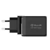 Carregador de parede Tellur TLL151451 65W, 3 portas (2x USB-C, 1x USB-A)