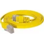 Cabo de rede Tecline 1m Cat.6 amarelo U/UTP