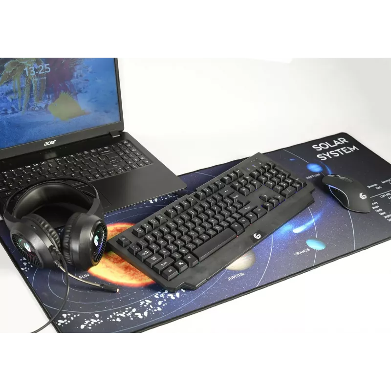 Tapete de rato gaming Gembird MP-SOLARSYSTEM-XL-01 extra grande\Kosmos\ 350 x 900