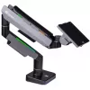 Suporte de monitor Thermaltake GEA-MSR-SMSBLK-01 124,5 cm 49 polegadas de secretária preto cinzento