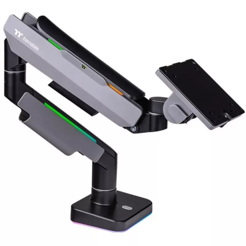 Suporte de monitor Thermaltake GEA-MSR-SMSBLK-01 124,5 cm 49 polegadas de secretária preto cinzento