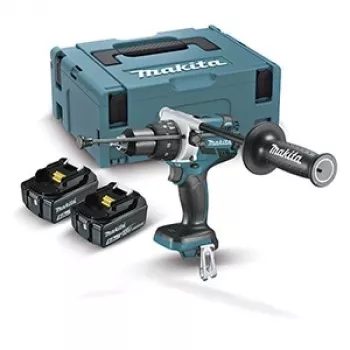 Berbequim Makita DHP458RTJ 2000 rpm preto, azul