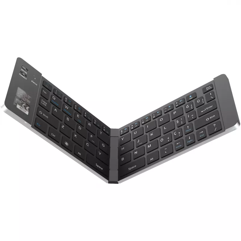 Teclado sem fios Inca IBK-579BT Bluetooth 66 teclas Metallic prateado