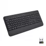 Logitech Signature K650 Teclado sem fios, Bluetooth 5.1, QWERTZ, suíço (CH), grafite (920-010912)