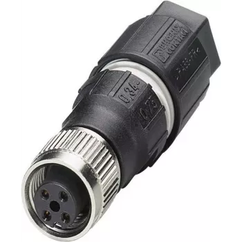 Conector de cabo PHOENIX-CONTACT 1641772 M12 4 polos reto conector de sensor