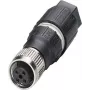 Conector de cabo PHOENIX-CONTACT 1641772 M12 4 polos reto conector de sensor