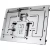 Bloco de refrigeração Alphacool Core RX 9070 XT Mercury transparente cromado com backplate