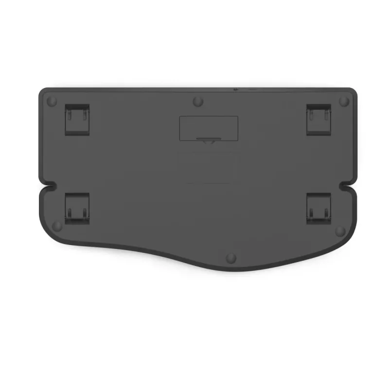 Teclado ergonómico sem fios HAMA WK-900 preto USB, layout compacto, ligação sem fios