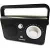 Rádio portátil TECHNISAT CLASSIC 100 — analógico FM, 1 W RMS, 3,5 mm, branco