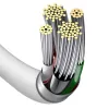 Cabo Baseus Superior Series USB para Lightning, 2,4A, 0,25m (branco)