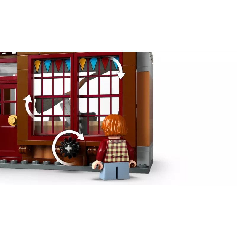 LEGO Harry Potter 76452 Quidditch Supplies Gelataria Mini‑Build‑Set, 795 peças, 6 minifiguras, idade 8+