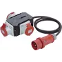 Bachmann H07RN-F5G - distribuidor de energia - IEC 60309 16A para IEC 60309 16A - AC 230/400 V - 16 A - 2,0 m - para exterior (349.035)