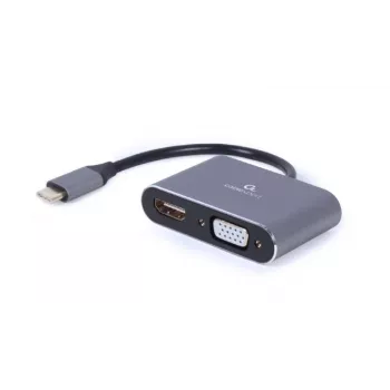 Cablexpert A-USB3C-HDMIVGA-01 adaptador gráfico USB cinzento