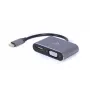 Cablexpert A-USB3C-HDMIVGA-01 adaptador gráfico USB cinzento