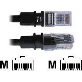 Cabo de rede Patchsee Cat5e FTP 1,2 m, preto