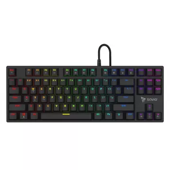 Teclado mecânico Savio RGB Tempest X2 Outemu Brown
