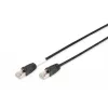 Cabo de rede Digitus CAT 6 S/FTP cabo de rede exterior RJ-45 Cat6 10 m preto
