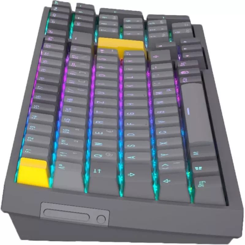Celeris 1800, teclado gaming cinzento, layout DE, ENDORFY amarelo by Gateron