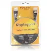 Cabo DisplayPort DeLOCK 82770 1 m preto castanho