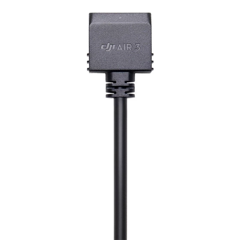 Cabo de alimentação para câmaras e baterias DJI CP.DY.00000045.02, 0,4 m, compatível com Mavic 3, Air 3, Power 500/1000, preto/laranja