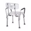 ActionMed cadeira de duche com encosto e apoios de braços