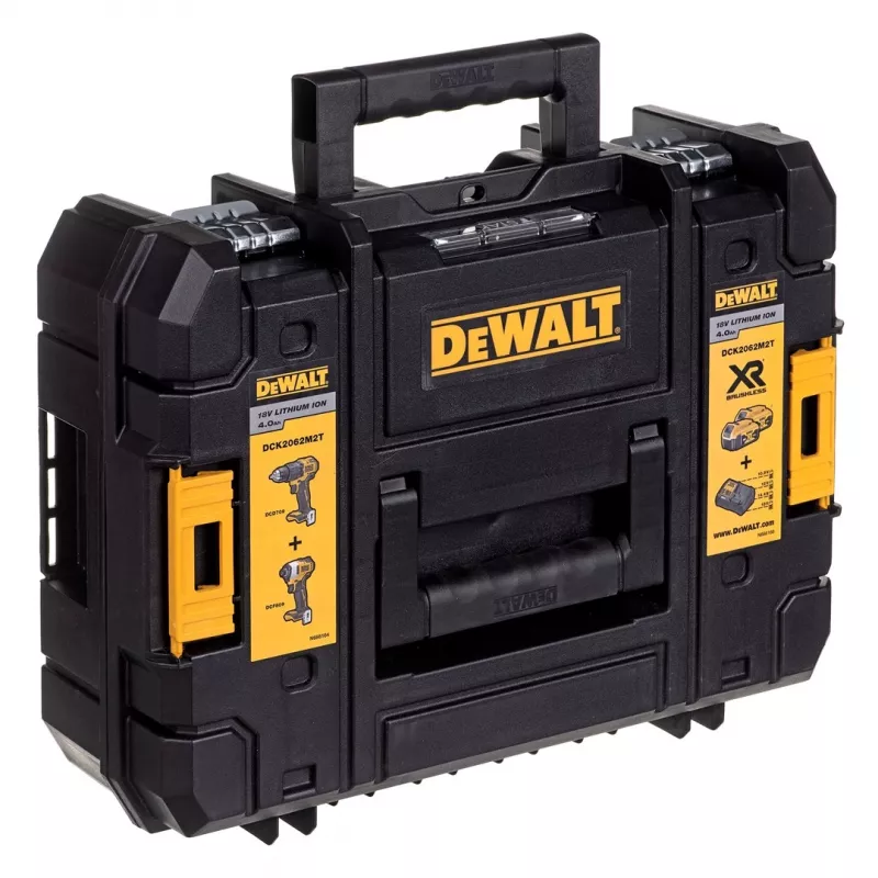 Conjunto combinado a bateria DeWalt DCK2062M2T — 18 V, aparafusadora DCD709 + chave de impacto 1/4