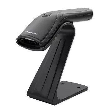 Leitor de códigos de barras fixo QOLTEC 50852 leitura 1D com interface USB