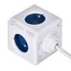 Régua de tomadas Allocacoc 2402BL/FREUPC 1,5 m 4 tomadas AC interior azul, branco
