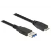 Cabo USB DeLOCK 85073 USB 3.2 Gen 1 1,5 m USB A Micro-USB B preto