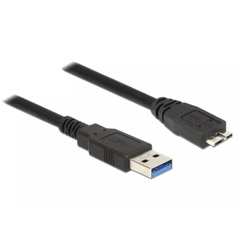 Cabo USB DeLOCK 85073 USB 3.2 Gen 1 1,5 m USB A Micro-USB B preto