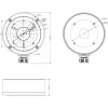 HIKVISION DS-1280ZJ-S caixa preta