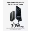 Powerbank 545 NANO 30W 10000mAh com cabo USB-C integrado, preto