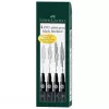 Caneta de feltro Faber-Castell 167115 multi preta 4 unidades
