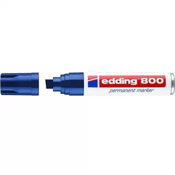 Marcador permanente Edding 800 ponta cónica azul