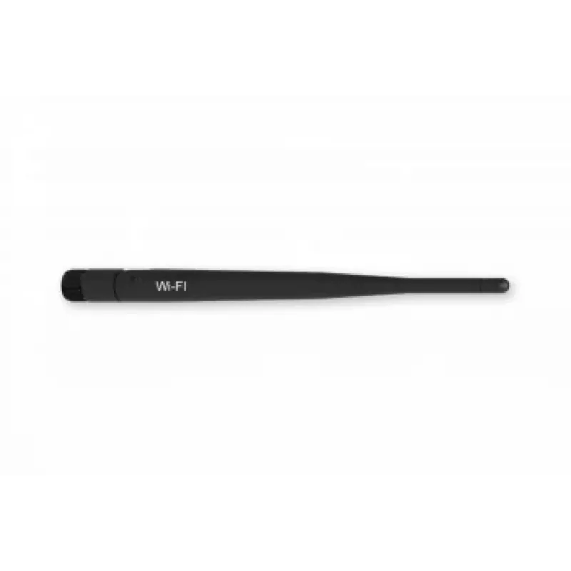 Antena de rede TELTONIKA PR1URF51, 5 dBi, 2,4–2,4835 GHz, conector macho RP‑SMA, 50 Ω, polarização linear, 195 mm, preto
