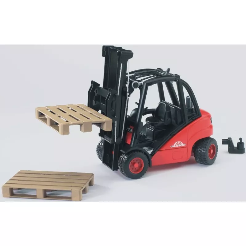 Empilhador Bruder Linde H30D com 2 paletes