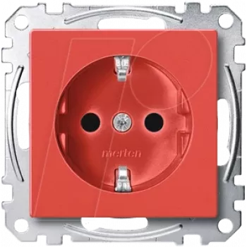 MERTEN tomada SCHUKO 16A MEG2300-0306 vermelho para circuitos especiais MEG2300-0306 MEG2300-0306 (MEG2300-0306)