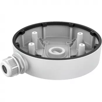 Caixa de ligação LEVELONE CAS-7360 para câmara dome FCS-3096v2, branco, 120×120×37,2 mm