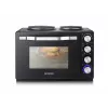 Forno torradeira Severin TO 2074 30L 2500W preto com grelhador