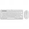 Conjunto Logitech Pebble 2 Combo, branco, sem fios, alemão, 920-012204