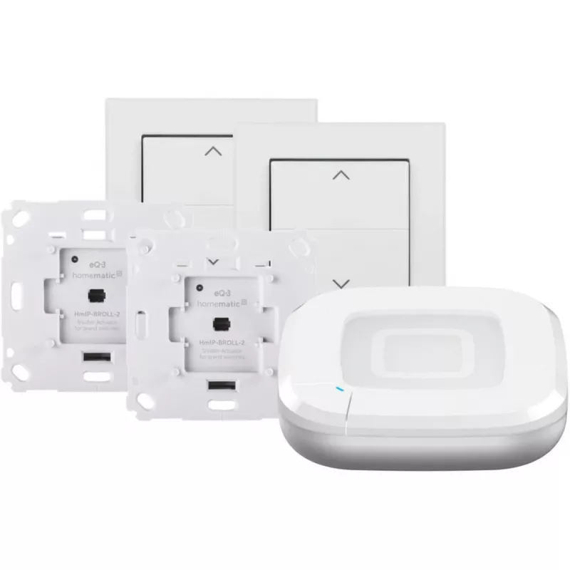 Conjunto inicial de controlo de estores (HmIP-SK29), módulo de controlo para todos os motores tubulares comuns