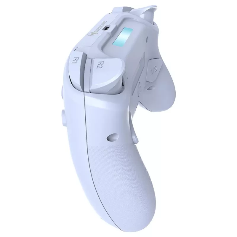 Comando Subsonic PS5 Wireless LED Controller branco D-pad Home Options Share