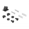 Caixa de distribuição DELOCK Easy 45 suporte de módulo para montagem em mesa ou parede, metal, preto, 2x22,5x45 mm ou 1x45x45 mm