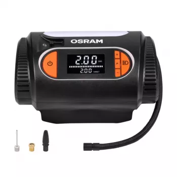 Compressor de ar Osram TyreInflate 2120 – insuflador de pneus compacto a bateria de 12V (OTI2120)