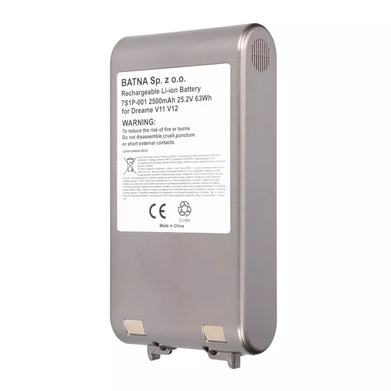 Bateria de substituição Extralink para Dreame V11 V12 V11SE V12Pro 2500mAh iões de lítio